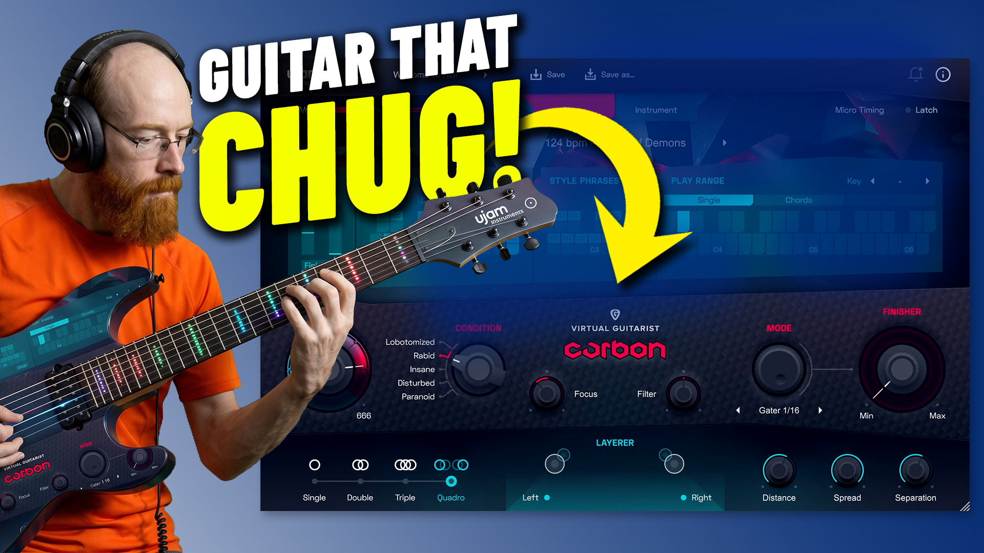 Heavy Guitar Riffs Made Easy (UJAM Virtual Guitarist CARBON Tutorial)